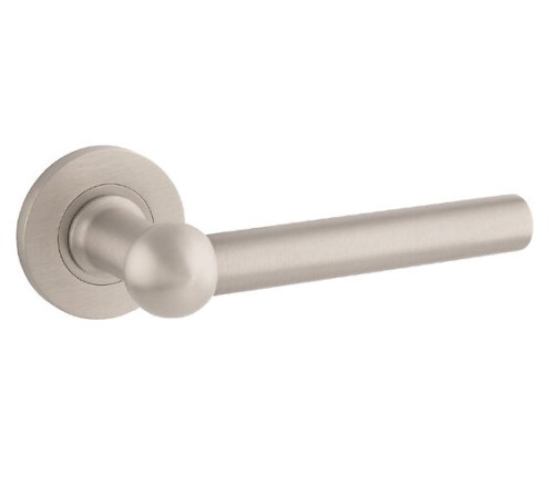 SISKIN LEVER HANDLE ON ROUND ROSE